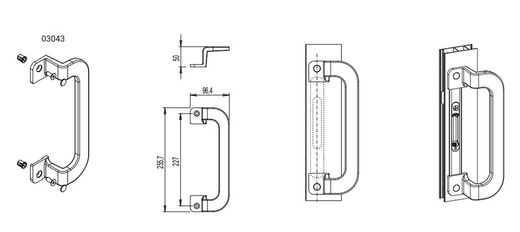 Tirador Interno Redondo Brio Evo