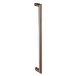 Tirador redondo fijación oculta 600 mm inox.