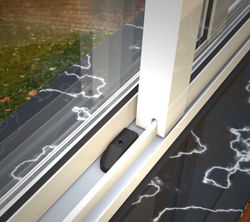 Butée pour Portes et Coulissantes Noir