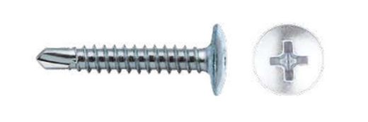 Parafuso Largo 4,2X13MM - Cabeça Rebite Branca DIN FST.