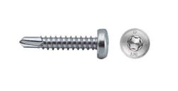 Tornillo Ancho 5,5 - DIN A 85 Punta broca Zincado.