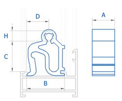 União aberta bw-52/pr7000/alu-28